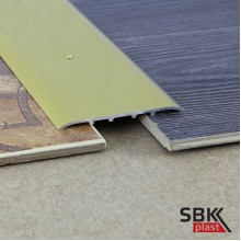 ПО-80 порог алюминиевый гладкий с отверстиями